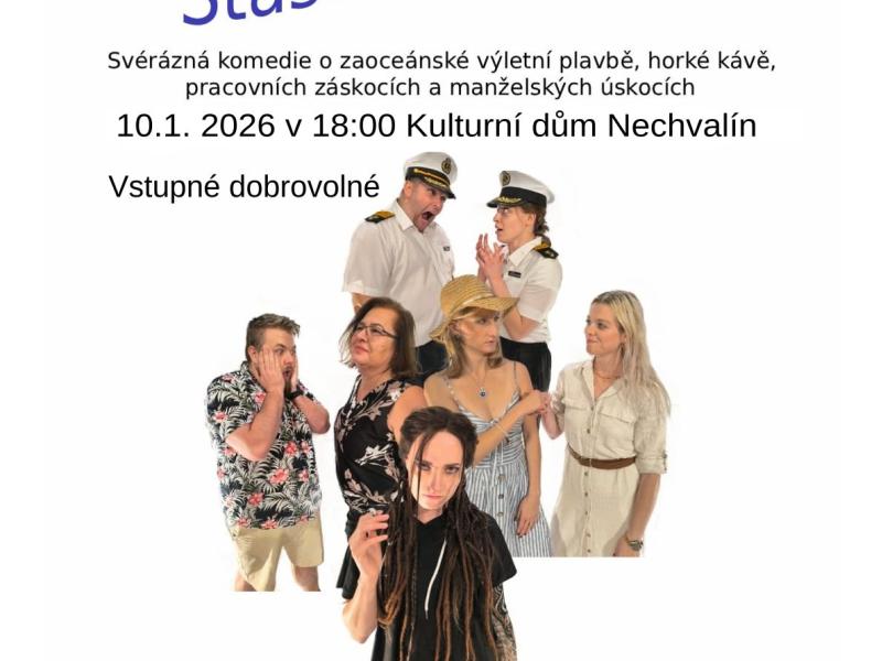 Divadelní představení ochotnického spolku Pozpátku